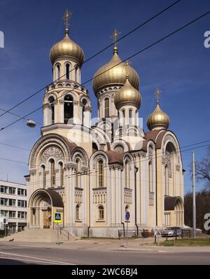 Chiesa dei Santi Costantino e Michele a Vilnius. Lituania Foto Stock
