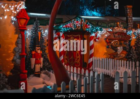 Christmas Village Milano Villaggio delle meraviglie. Italia, Milano 03.01.2024. Foto Stock