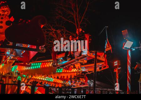 Christmas Village Milano Villaggio delle meraviglie. Italia, Milano 03.01.2024. Foto Stock