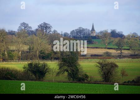 Una vista su Datchworth Foto Stock