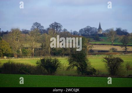 Una vista su Datchworth Foto Stock