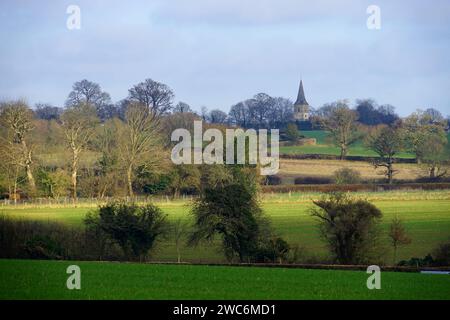 Una vista su Datchworth Foto Stock