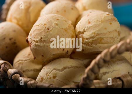 Pane al formaggio, tradizionale spuntino brasiliano. Foto Stock