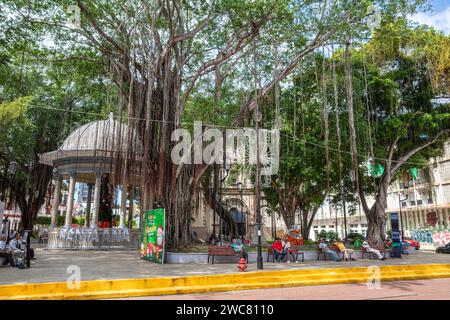 Plaza Santa Ana Panama City Panama Foto Stock