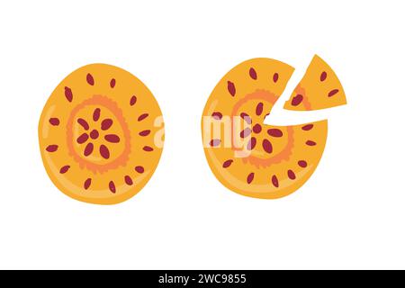 Torta disegnata a mano con illustrazione vettoriale di riempimento. Illustrazione vettoriale isolata. Set di torte fatte a mano con fette. Può essere utilizzato per biglietti d'auguri, striscioni, etichette. Illustrazione Vettoriale