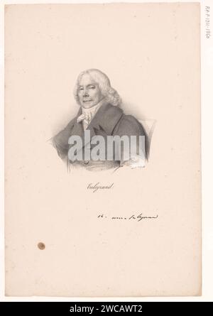 Portret van Charles-Maurice de Talleyrand, anonimo, veuve Delpech (Naudet), in o dopo il 1818 - in o prima del 1842 stampare Paris paper Historical Persons Foto Stock