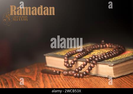 Sfondo del Ramadan Kareem islamico Foto Stock