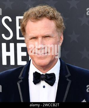 Santa Monica, Stati Uniti. 15 gennaio 2024. Will Ferrell partecipa al 29° Annual Critics Choice Awards al Barker Hangar il 14 gennaio 2024 a Santa Monica, California. Foto: C Flanigan/imageSPACE/Sipa USA credito: SIPA USA/Alamy Live News Foto Stock