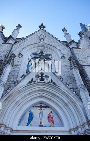 Castelpetroso - Molise - Basilica minore dell'Addolorata Santuario in stile neogotico Foto Stock