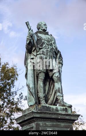 Statua a Federico Duca di York, British Army, Edimburgo, Scozia Foto Stock