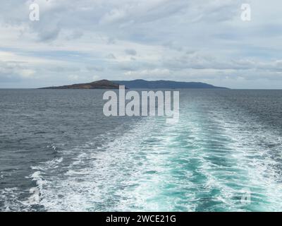 Attraversa il canale di Beagle sulla strada per Ushuaia Foto Stock