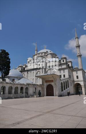 Turchia istanbul 12 gennaio 2023. La Moschea di Fatih e il cancello. Foto Stock