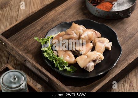 Trotteri di maiale salati （Pork Hock，Pig Feet） , cibo cinese Foto Stock