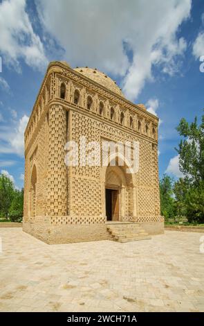 Mausoleo Samanide a Bukhara. Uzbekistan Foto Stock