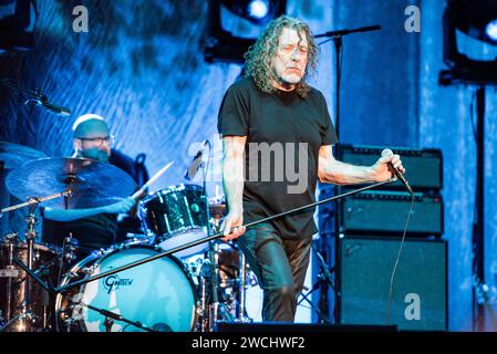 219 giugno 2019: Robert Plant dei LED Zeppelin si esibisce con i Sensational Space Shifters a Stoccolma, Svezia Foto Stock