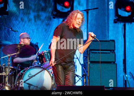 219 giugno 2019: Robert Plant dei LED Zeppelin si esibisce con i Sensational Space Shifters a Stoccolma, Svezia Foto Stock