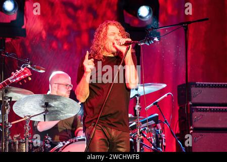 219 giugno 2019: Robert Plant dei LED Zeppelin si esibisce con i Sensational Space Shifters a Stoccolma, Svezia Foto Stock