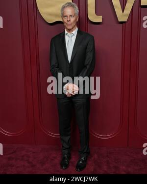 Greg Germann arriva al Primetime Emmy Party di Apple TV+tenutosi al Mother Wolf di Los Angeles, CALIFORNIA lunedì 15 gennaio 2024. (Foto di Sthanlee B. Mirador/Sipa USA) Foto Stock