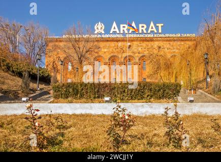 Yerevan Brandy Company Ararat a Yerevan. Armenia Foto Stock