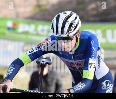 Senna Remijn è una ciclista su strada olandese (nata il 22 gennaio 2006), attualmente campionessa nazionale olandese juniores di ciclismo su strada Foto Stock