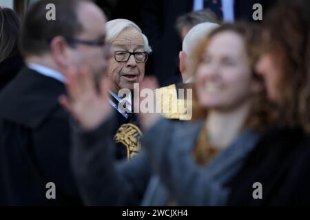 Londra, Regno Unito. 16 gennaio 2024. Immagine © concessa in licenza a Parsons Media. 16/01/2024. Londra, Regno Unito. Servizio di Ringraziamento per Betty Boothroyd. Un servizio di Ringraziamento per la vita e l'opera della RT Hon la baronessa Boothroyd si svolge nella St Margaret's Church Westminster Abbey, Londra. Foto di Credit: andrew parsons/Alamy Live News Foto Stock