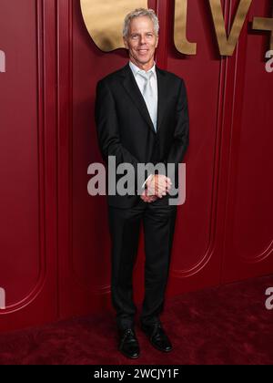 HOLLYWOOD, LOS ANGELES, CALIFORNIA, USA - 15 GENNAIO: Greg Germann arriva al 75° Annual Primetime Emmy Awards Party di Apple TV+tenutosi a Mother Wolf il 15 gennaio 2024 a Hollywood, Los Angeles, California, Stati Uniti. (Foto di Xavier Collin/Image Press Agency) Foto Stock