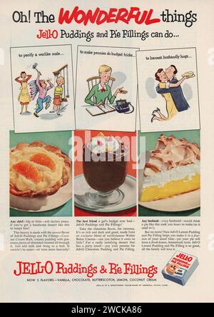 Vintage 'Good Housekeeping' Magazine febbraio 1953 Issue Advert, USA Foto Stock