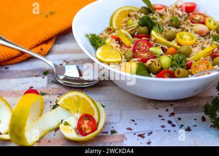 fotografia di primo piano di toast salutari con avocado Foto Stock