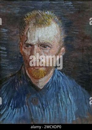 Autoritratto (1887) di Vincent van Gogh (1853-1890) Foto Stock