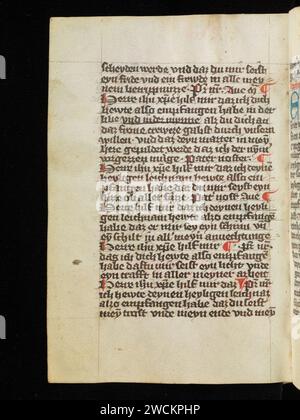 Aarau, Aargauer Kantonsbibliothek, MsBN 49, F. 145v – Prayer book. Foto Stock