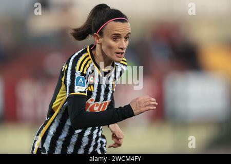 Biella, Italia. 13 gennaio 2024. Barbara Bonansea della Juventus durante la partita di serie A femminile allo Stadio Vittorio Pozzo di biella. Il credito fotografico dovrebbe leggere: Jonathan Moscrop/Sportimage Credit: Sportimage Ltd/Alamy Live News Foto Stock