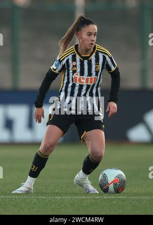 Biella, Italia. 13 gennaio 2024. Maelle Garbino della Juventus durante il match di serie A femminile allo Stadio Vittorio Pozzo di biella. Il credito fotografico dovrebbe leggere: Jonathan Moscrop/Sportimage Credit: Sportimage Ltd/Alamy Live News Foto Stock