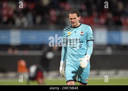 ROTTERDAM - portiere dell'Excelsior Norbert Alblas delusione dopo la partita di coppa del TOTO KNVB tra sbv Excelsior Rotterdam e FC Groningen allo stadio Van Donge & De Roo il 16 gennaio 2024 a Rotterdam, Paesi Bassi. ANP GERRIT VAN COLOGNE Foto Stock