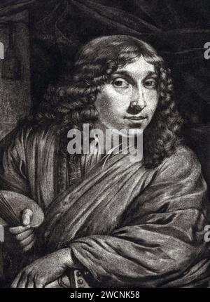 Jan Verkolje o Johannes Verkolje (1650 – 1693) pittore olandese Foto Stock