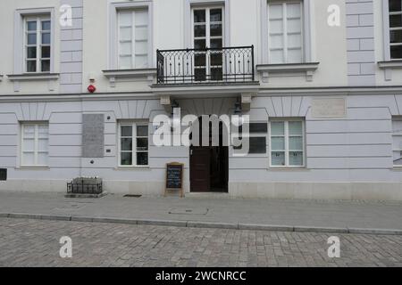 Luogo di nascita della fisica e chimica Marie Curie, Varsavia, Polonia Foto Stock