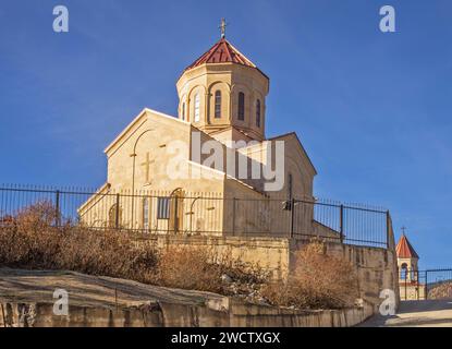 Chiesa di S.. Nicholas in Mestia. Samegrelo-Zemo. Svaneti. Georgia Foto Stock