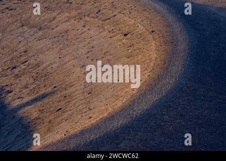 Cono di scorie cratere, Parco nazionale vulcanico di Lassen, California Foto Stock