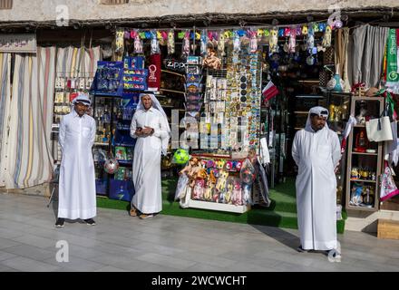 Dauha, Qatar. 17 gennaio 2024. Mercato a Doha, Qatar, 17 gennaio 2024. Crediti: Michaela Rihova/CTK Photo/Alamy Live News Foto Stock