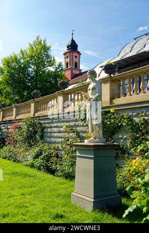 Germania, Bade Wurttemberg, Lago di Costanza (Bodensee), Isola di Mainau, isola giardino sul Lago di Costanza Foto Stock