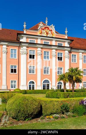 Germania, Baden Wurttemberg, Lago di Costanza (Bodensee), Meersburg, Neues Schloss (Castello Nuovo) Foto Stock