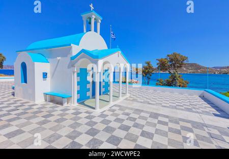 Grecia, Isole Cicladi, Isola di Milos, Cappella di Agios Nicholas, Pollonia Foto Stock