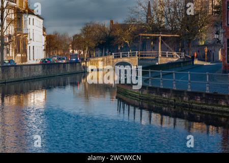 Brujas, Brugge, Belgio, Europa Foto Stock