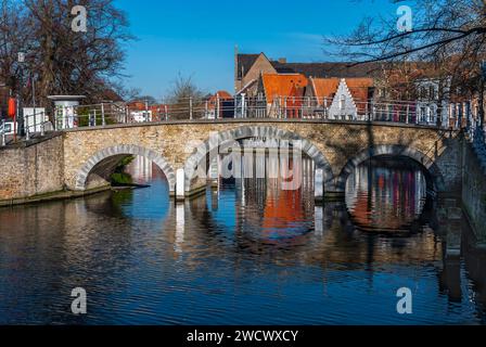 Brujas, Brugge, Belgio, Europa Foto Stock