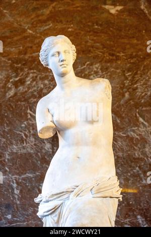 Francia, Parigi, il museo del Louvre, Venere di Milo Foto Stock