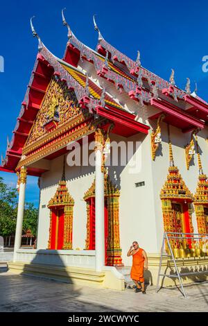 Thailandia, Bangkok, distretto di Lat Krabang, tempio buddista di Wat Lat Krabang Foto Stock