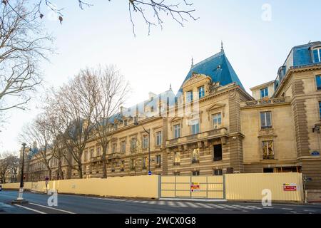 Francia, Parigi, Ilot Saint Germain che ospita parte del Ministero delle forze Armate Foto Stock