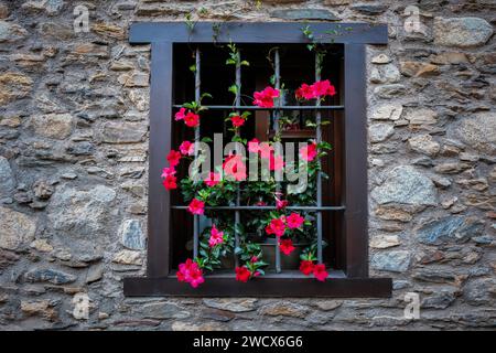 Garos Town, la Valle dell'Aran, Spagna, Europa Foto Stock