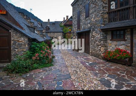 Garos Town, la Valle dell'Aran, Spagna, Europa Foto Stock