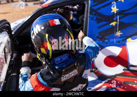 CHABOT Ronan (fra), Overdrive Racing, Toyota Hilux, FIA Ultimate, ritratto durante la fase 10 della Dakar 2024 il 17 gennaio 2024 intorno ad al Ula, Arabia Saudita Foto Stock