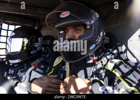 Durante la fase 10 della Dakar 2024 il 17 gennaio 2024 intorno ad al Ula, Arabia Saudita Foto Stock